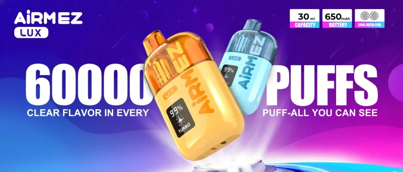 Airmez lux 60000 – 60K Puffar Vape-display-banner