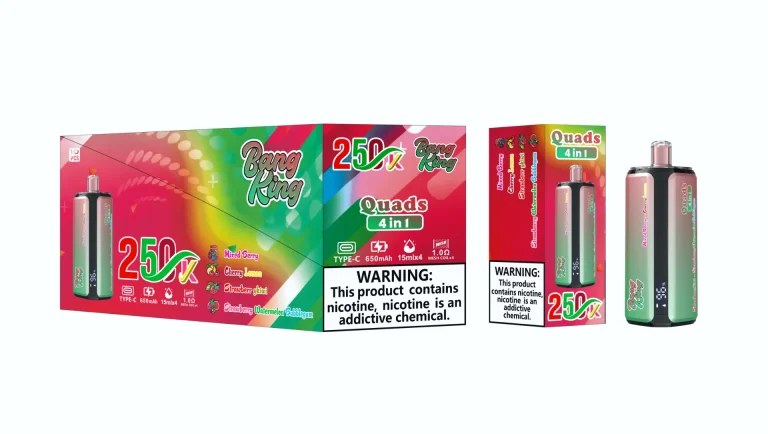 Bang King 250000 - 250K Puffar VapeMixed Berry Cherry Lemon Strawberry Kiwi Strawberry Watermelon Bubblegum