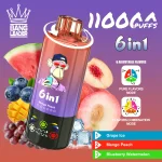 Bang Leader 110000 – 110K svapate- Ghiaccio all'Uva & Pesca Limone & Mirtillo Anguria