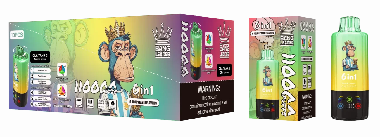 Bang Leader 110000 – 110K Puffar - Strawberry Ice & Peach Lemon & Kiwi Passion Fruit Guava (2)