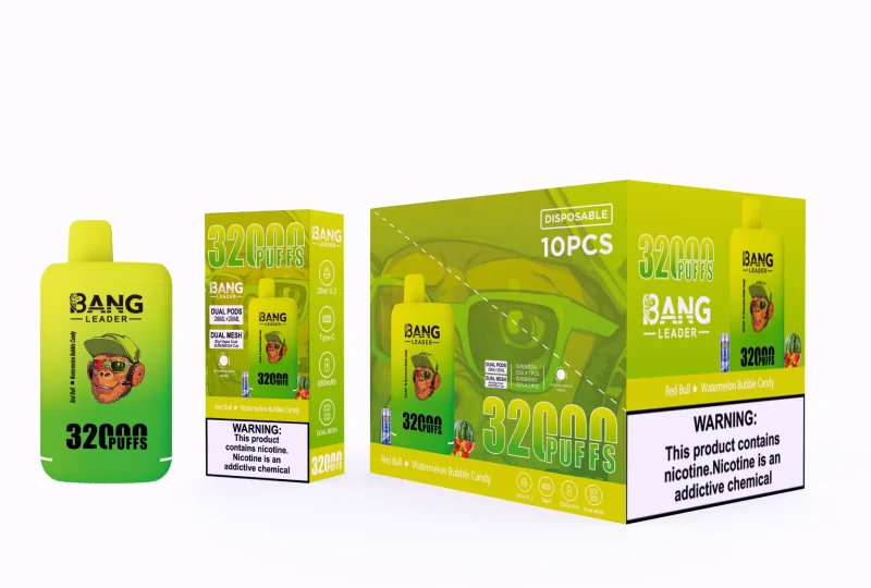 Bang Leader 32000 – 32K Puffar - Red Bull & Watermelon Bubble Candy (2)