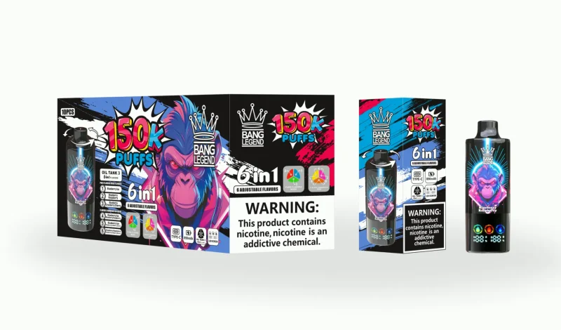 Bang Legend 150000 - 150K Puffar 5-i-1 Flavors Vape - Blueberry Ice Blueberry Raspberry Blueberry Cranberry Cherry Blueberry Raspberry Cherry Cra