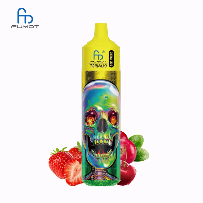 Fumot Tornado 30k Music - 30K Puffar Vape - Blueberry Cherry Cranberry (3)