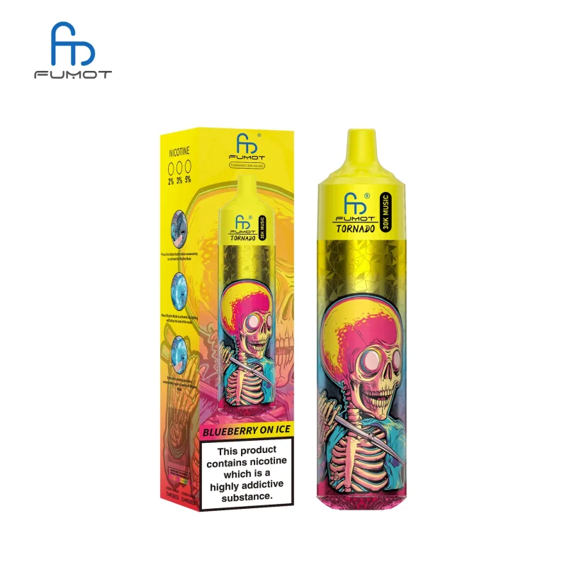 Fumot Tornado 30k Music - 30K Puffar Vape - Blueberry On Ice(4)