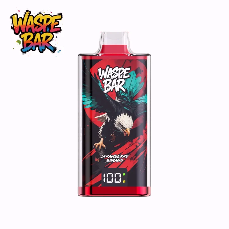 Waspe Bar 60000 - 60K Puffar Vape-Strawberry Banana