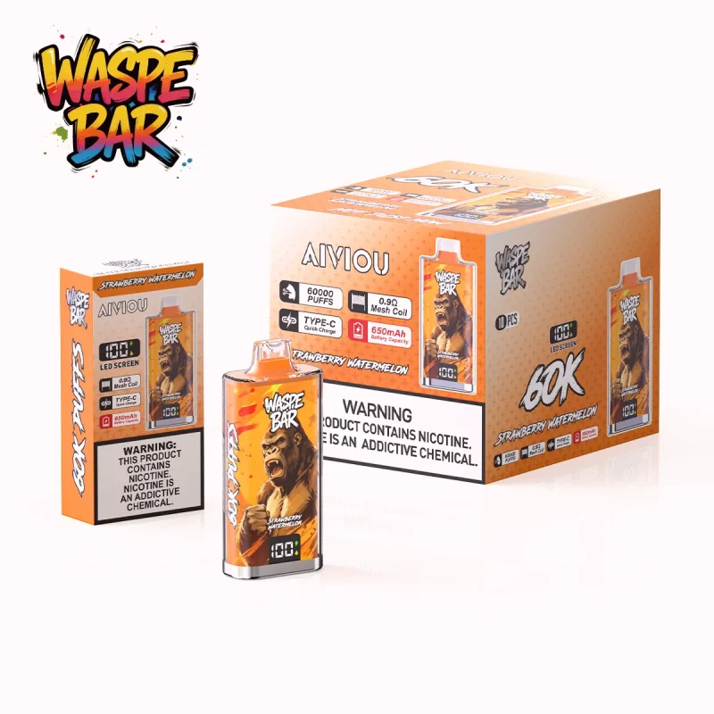 Waspe Bar 60000 - 60K Puffar Vape-Strawberry Watermelon (2)
