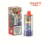 Waspe Crystal 180K-180K Puffar Vape - GRAPE ICE&STRAWBERRY KIWI & WATER MELON ICE & BLUE RANCHER (2)
