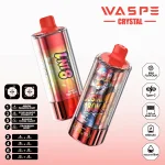 Waspe Crystal 180K-180K Puffar Vape - MELON PASSION FRUIT & SOUR MANGO PINEAPPLE & BANANA TOFFEE CANDY & STRAWBERRYBERRY (3)