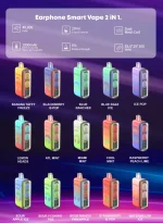 Airmez Xbeat 40000 – Vape med TWS Hörlurar 40K Puffar - Bild 4