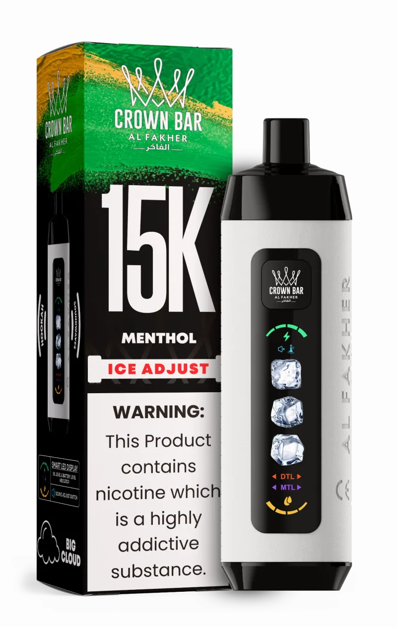 Al Fakher 15000 Ice Adjust – 15K Puffar Vape med Isjustering 22ml - Bild 15