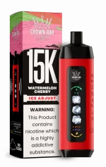 Al Fakher 15000 Ice Adjust 15000 Puffar (15000 puffar) Watermelon Cherry 0.5% nikotin uppladdningsbar engångsvape 850mAh dual mesh coil digital display ice adjust 22ml EU lager
