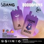 Bang Leader 80000 80K Puffar (80000 puffar) Cola Ice + Blueberry Raspberry + Peach Mango Watermelon 3-i-1 uppladdningsbar engångsvape 850mAh 78ml 3 pods 1.0Ω mesh coil EU lager