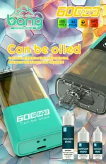 Bang Vape 60K Puffar (60000 puffar) Blueberry Ice & Raspberry 2-in-1 uppladdningsbar engångsvape 36ml