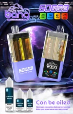 Bang Vape 60K Puffar (60000 puffar) Grape Ice & Blueberry 2-in-1 uppladdningsbar engångsvape 36ml