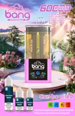 Bang Vape 60K Puffar (60000 puffar) Peach Ice & Mango 2-in-1 uppladdningsbar engångsvape 36ml