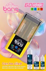 Bang Vape 60K Puffar (60000 puffar) Pineapple Coconut & Pineapple Ice 2-in-1 uppladdningsbar engångsvape 36ml