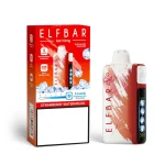 Elfbar Ice King 30000 Puffar (30000 puffar) Strawberry Watermelon 5% nikotin 5-level coolness uppladdningsbar engångsvape 850mAh dual mesh coil 20ml Type-C EU lager