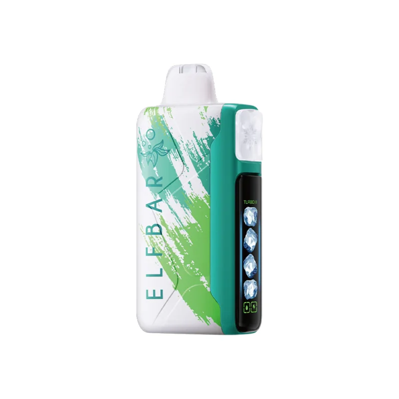 Elfbar Ice King 30000 Puffar (30000 puffar) Watermelon Bubble Gum 5% nikotin uppladdningsbar engångsvape 850mAh 5-nivåer justerbar kylning 20ml Type-C EU lager