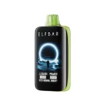 Elfbar MoonNight 40000 Puffar (40000 puffar) Kiwi Passion Fruit Guava 5% nikotin 3-level power adjustable dual mesh uppladdningsbar engångsvape 850mAh 50ml Type-C EU lager