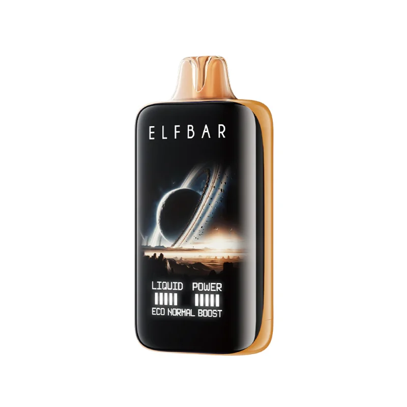 Elfbar MoonNight 40000 Puffar (40000 puffar) Pineapple Mango 5% nikotin 3-level power adjustable dual mesh uppladdningsbar engångsvape 850mAh 50ml Type-C EU lager