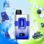 Fumot ECO 2in1 50000 Puffar vape Blue Razz Gummy Bear Blue Razz Ice Pop 5% nikotin long lasting vape 2in1 dual flavor vape mesh coil uppladdningsbar engångsvape 950mAh 20ml Type-C EU lager