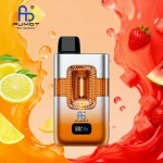 Fumot ECO 2in1 50000 Puffar vape Lemon Lime Strawberry Watermelon 5% nikotin long lasting vape 2in1 dual flavor vape mesh coil uppladdningsbar engångsvape 950mAh 20ml Type-C EU lager