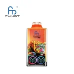 Fumot Leopard 40000 Puffar vape Cherry Ice 5% nikotin bästa vape 2026 dual mesh RGB light uppladdningsbar engångsvape 750mAh 20ml Type-C EU lager