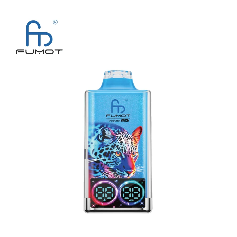 Fumot Leopard 40000 Puffar vape Mixed Berries 5% nikotin bästa vape 2026 dual mesh RGB light uppladdningsbar engångsvape 750mAh 20ml Type-C EU lager