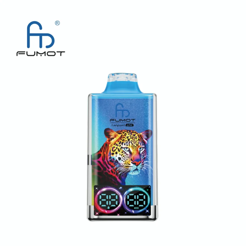 Fumot Leopard 40000 Puffar vape Watermelon Bubblegum 5% nikotin bästa vape 2026 dual mesh RGB light uppladdningsbar engångsvape 750mAh 20ml Type-C EU lager