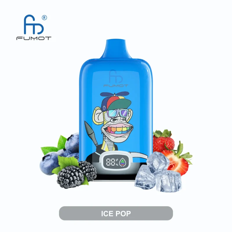 Fumot RandM Digital Box 12000 Puffar vape Ice Pop 5% nikotin cheap vape Sweden mesh coil display uppladdningsbar engångsvape 850mAh 20ml Type-C EU lager