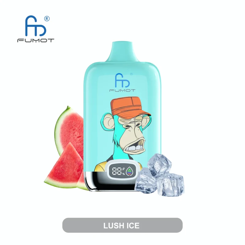 Fumot RandM Digital Box 12000 Puffar vape Lush Ice 5% nikotin cheap vape Sweden mesh coil display uppladdningsbar engångsvape 850mAh 20ml Type-C EU lager