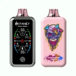Hifancy Storm 40000 Puffar (40000 puffar) Strawberry Grape 2% 3% eller 5% nikotin uppladdningsbar engångsvape 800mAh 78ml 3 pods adjustable ice full screen touch switch 1.0Ω mesh coil EU lager