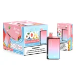 Hifancy Twin Max 60000 Puffar (60000 puffar) Watermelon Bubble Gum × Mixed Berry 2-i-1 dual flavor 2% 3% eller 5% nikotin uppladdningsbar engångsvape 650mAh 1.0Ω mesh coil Type-C EU lager