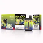 Hifancy Twins 35000 Puffar (35000 puffar) Banana Ice & Energy Red Bull 2-i-1 dubbel oljetank uppladdningsbar engångsvape 650mAh 35ml 1.0Ω mesh coil Type-C EU lager