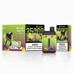 Hifancy Twins 35000 Puffar (35000 puffar) Lemon Lime & Blackberry Grape 2-i-1 dubbel oljetank uppladdningsbar engångsvape 650mAh 35ml 1.0Ω mesh coil Type-C EU lager