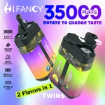 HIFANCY TWINS 35000 – 35K Puffar Vape Dual-Tank Oil-Core Separation