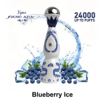 Humo AZUL 24000 Puffar (24000 puffar) Blueberry Ice 2% nikotin uppladdningsbar engångsvape 650mAh dual mesh 0.65Ω 20ml EU lager