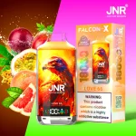JNR Falcon-X 18000 Puffar (18000 puffar) Love 66 2% eller 5% nikotin uppladdningsbar engångsvape 960mAh digital display adjustable airflow dual mesh coil 24ml EU lager