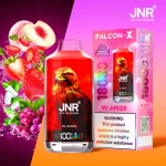 JNR Falcon-X 18000 Puffar (18000 puffar) Mi Amor 2% eller 5% nikotin uppladdningsbar engångsvape 960mAh digital display adjustable airflow dual mesh coil 24ml EU lager