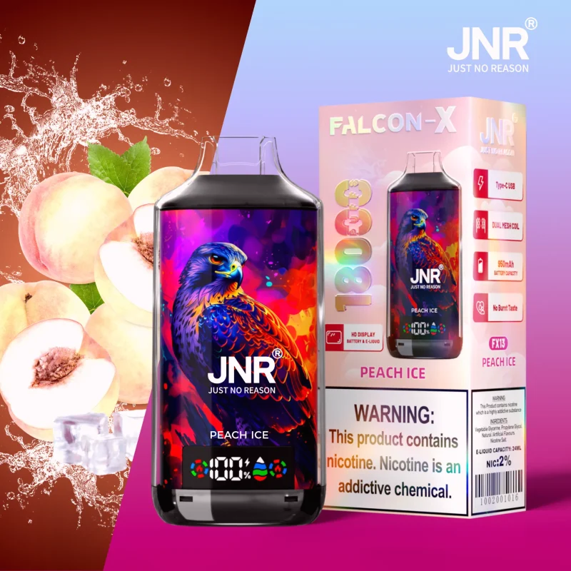 jnr-falcon-x-18000-puffar-Peach Ice