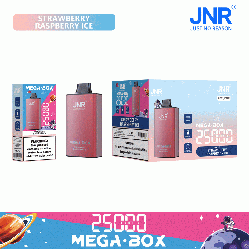 JNR Mega Box 25000 – 25K Puffar Vape Dual Mesh 30ml - Bild 14