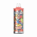 Razz Bar 60000 Puffar (60000 puffar) Strawberry Banana 2% eller 5% nikotin uppladdningsbar engångsvape 650mAh LED display 30ml 1.0Ω mesh coil EU lager