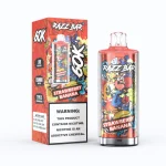 Razz Bar 60000 Puffar (60000 puffar) Blueberry Watermelon 2% eller 5% nikotin uppladdningsbar engångsvape 650mAh LED display 30ml 1.0Ω mesh coil EU lager