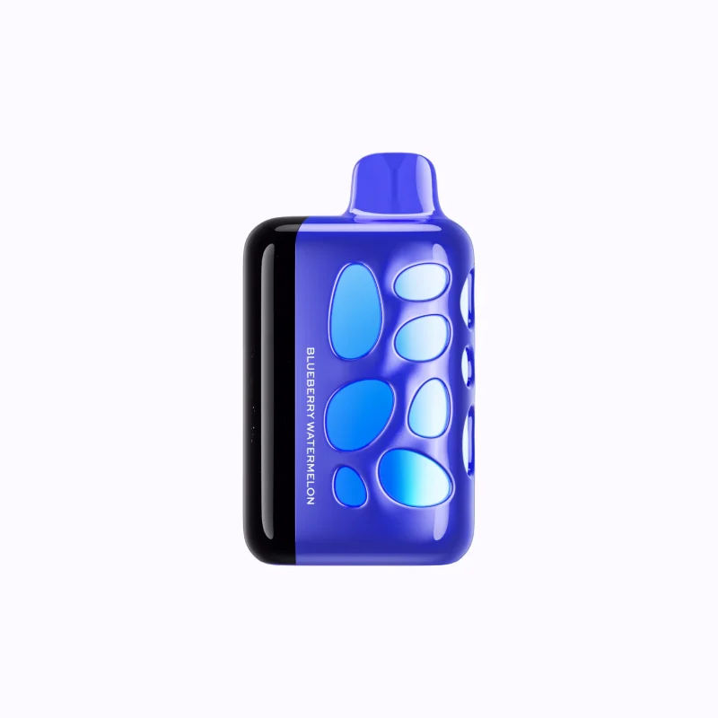 VOZOL RAVE 40000 Puffar (40000 puffar) Blueberry Watermelon 5% nikotin uppladdningsbar engångsvape 1000mAh 270° glow beat-synced party mode 20ml 1.2Ω coil Type-C EU lager