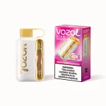 VOZOL Star 40000 Puffar vape White Peach Raspberry 5% nikotin dual mesh 0.65Ω 20ml EU lager