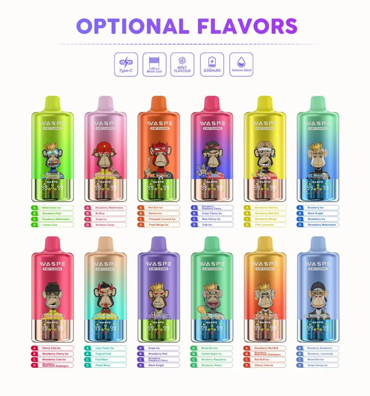 waspe-4in1-100000-puffar- flavors List
