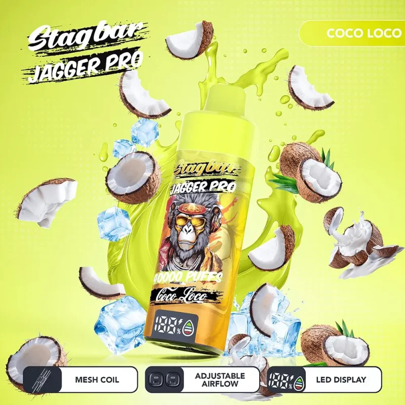 Stag Bar Jagger Pro 40k Engångsvape - 40000 Puffar-coco-loco.jpg