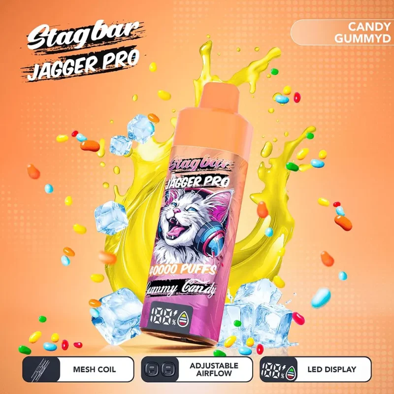 Stag Bar Jagger Pro 40k Engångsvape - 40000 Puffar-gummy-candy.jpg