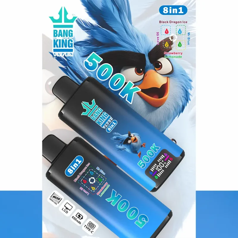 Bang King 500K – 500000 Puffar 8-i-1 Flavors Vape-black-dragon-ice-love-66-mr-blue-strawberry-lemonade.jpg