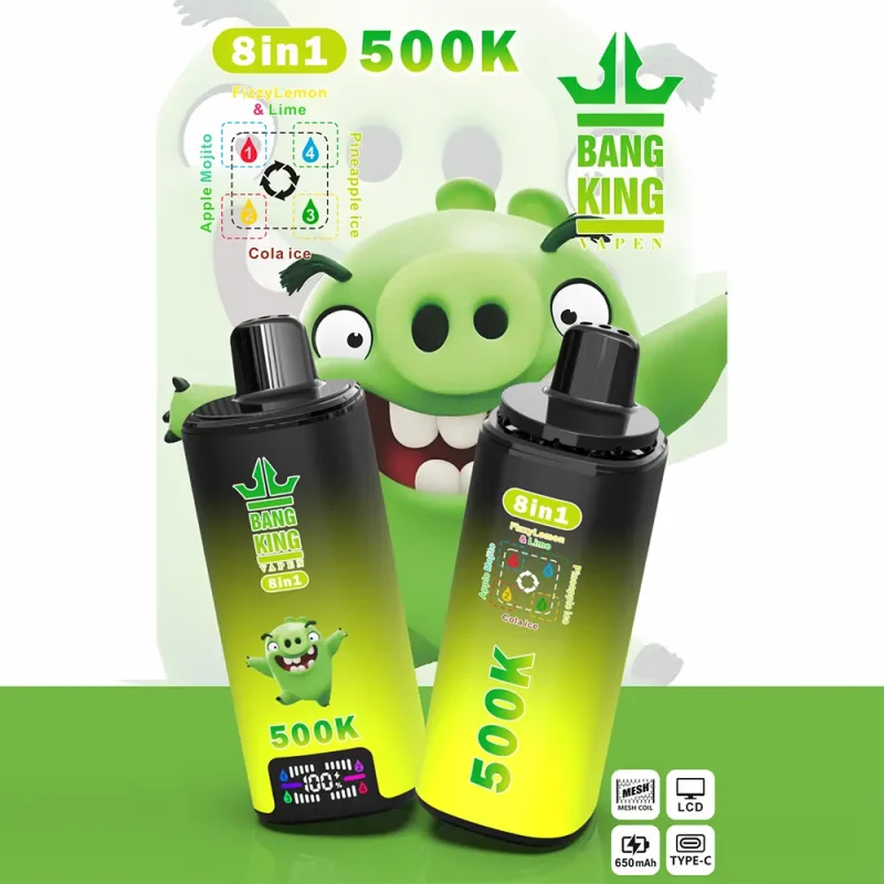 Bang King 500K – 500000 Puffar 8-i-1 Flavors Vape-fizzy-lemon-lime-apple-mojito-pineapple-ice-cola-ice.jpg
